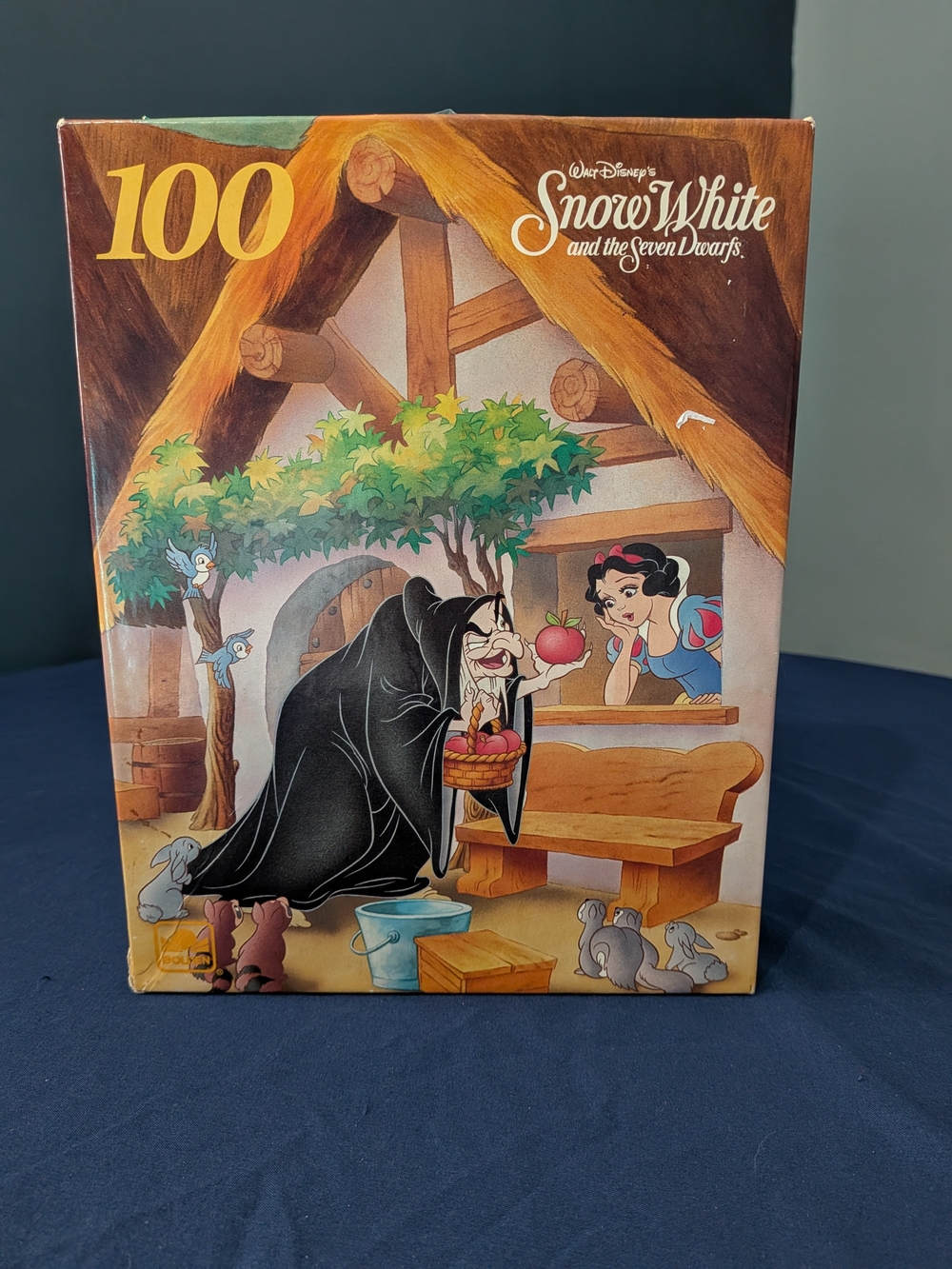 Vintage Golden Disney Snow White and the Seven Dwarfs 100-Piece Jigsaw Puzzle